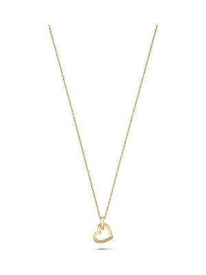JETTE Kette TWISTED HEART 87690318 925er Silber
