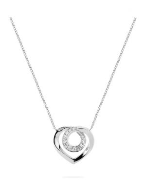 JETTE Kette TWISTED HEART 89207921 925er Silber, recycelt