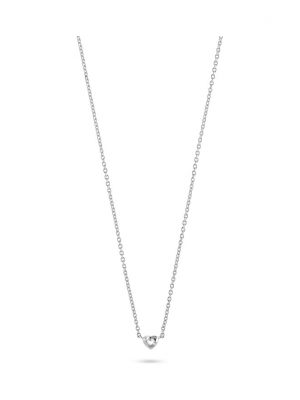 JETTE Kette TWISTED HEART 89221802 925er Silber, recycelt