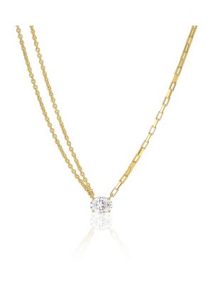 Sif Jakobs Jewellery Kette SJ-N2331-CZ-YG 925er Silber